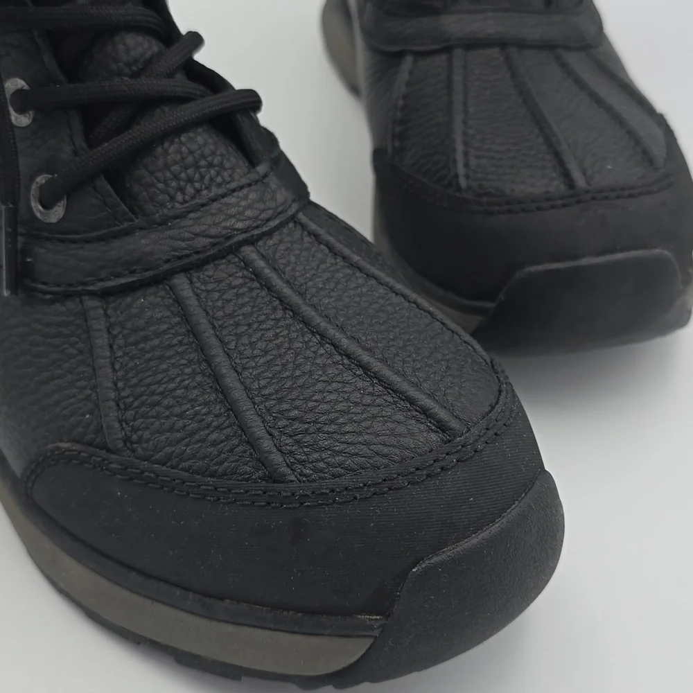 NWOT UGG Adirondack III Winter Waterproof Leather Snow Boots, Black, Women's 8.5 - Picture 3 of 16